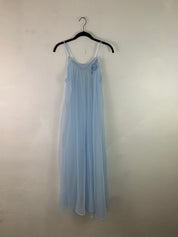 Baby blue tulle slip XL