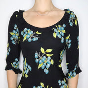 Betsey Johnson Blueberry Midi Dress (S-M)