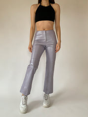 Y2K Lavender Leather Pants