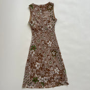 00s brown summer midi