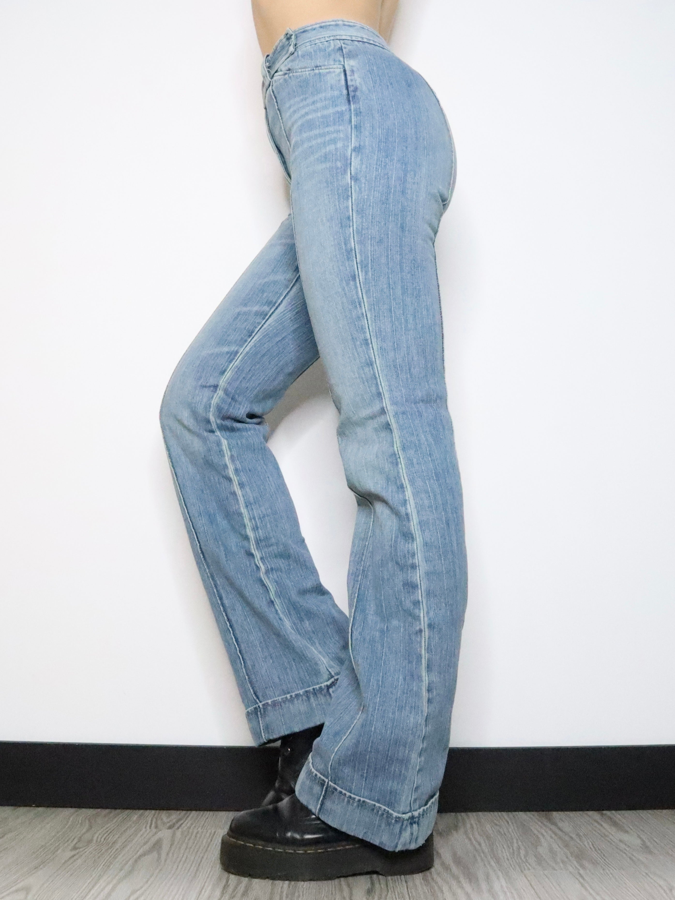 DKNY High Waisted Flare Jeans