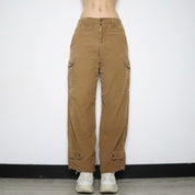 Ralph Lauren Tan Corduroy Cargo Pants (S-M)