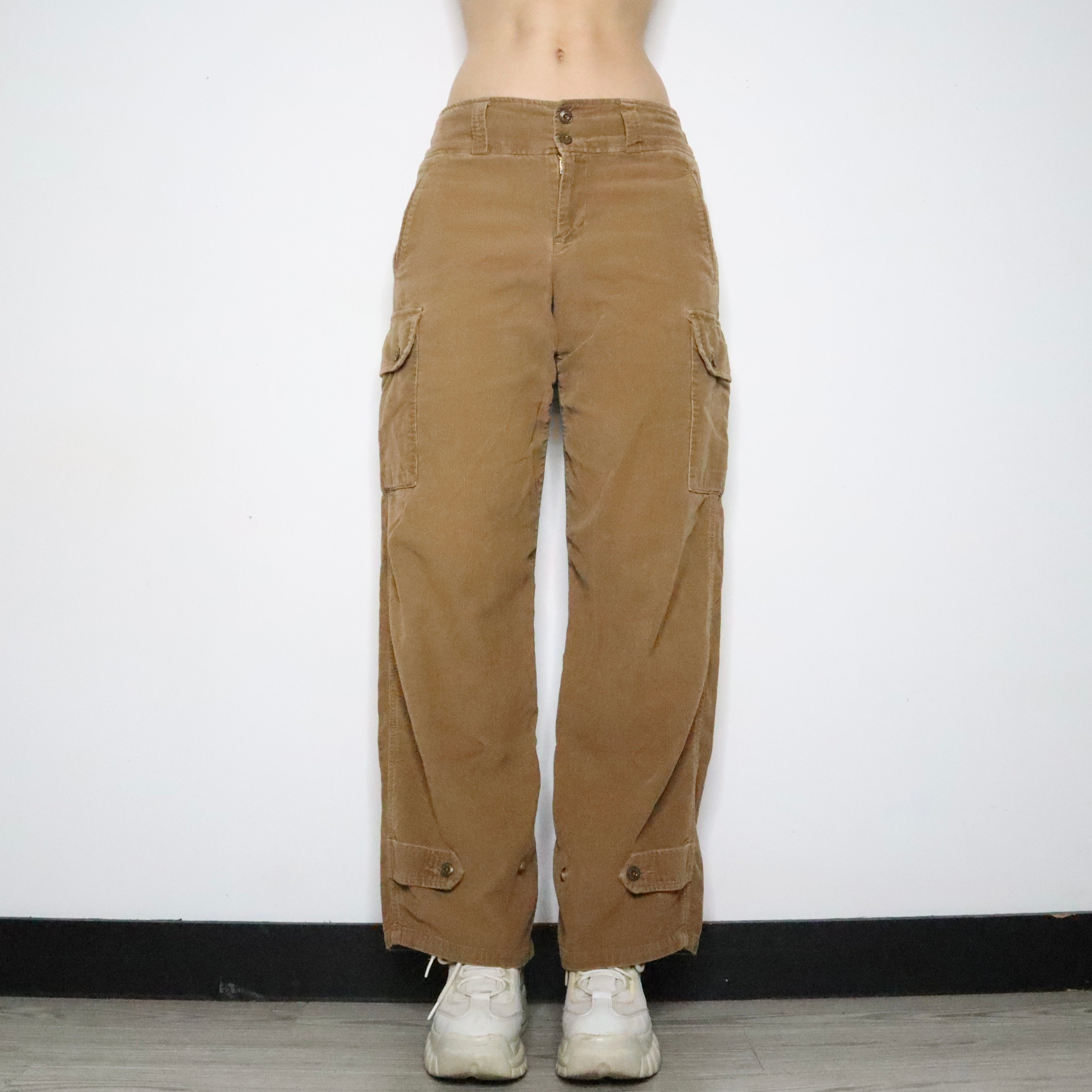 Ralph Lauren Tan Corduroy Cargo Pants (S-M)