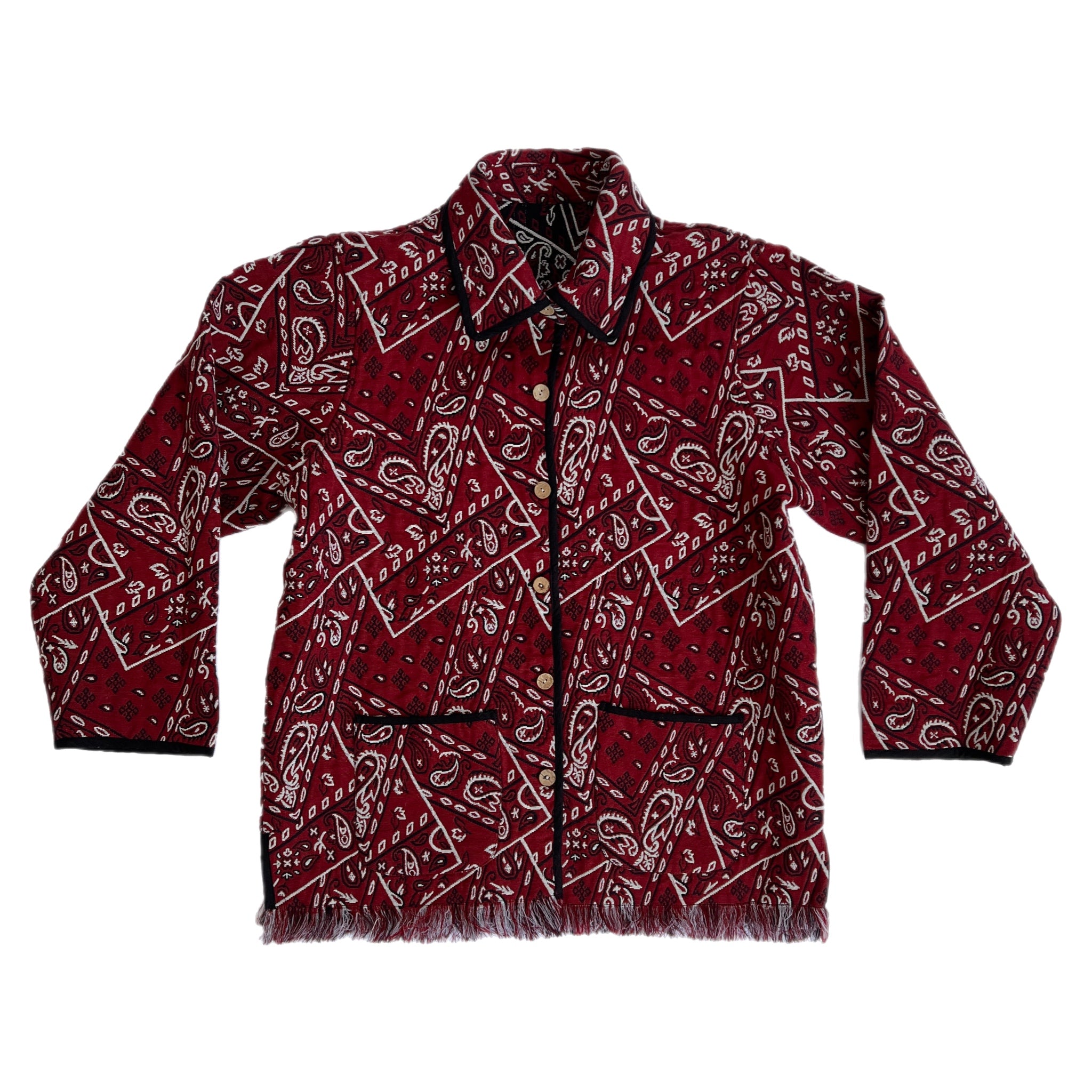 Handmade reversible bandana jacket