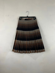 Reversible pleated midi