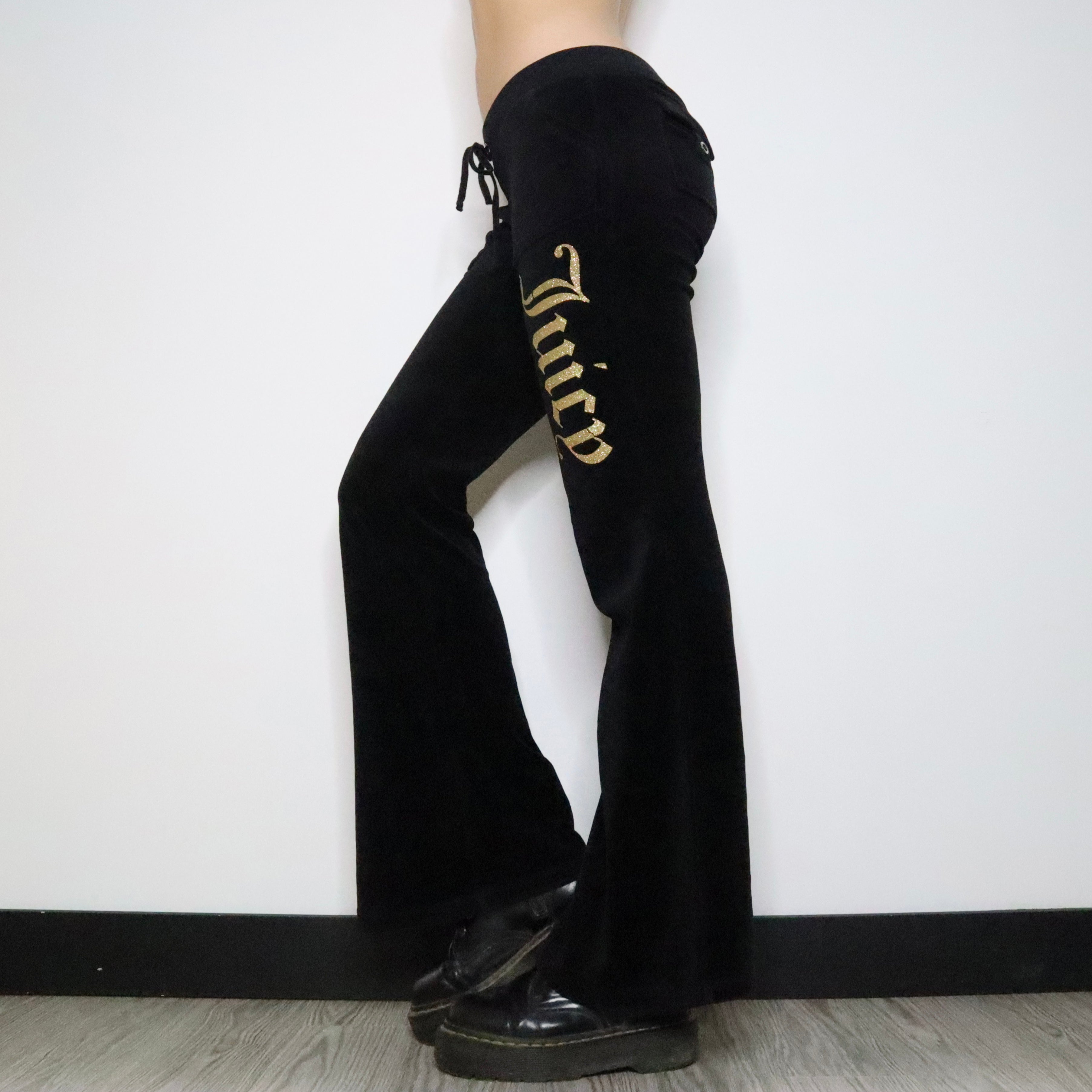 Black Juicy Track Pants (Small)