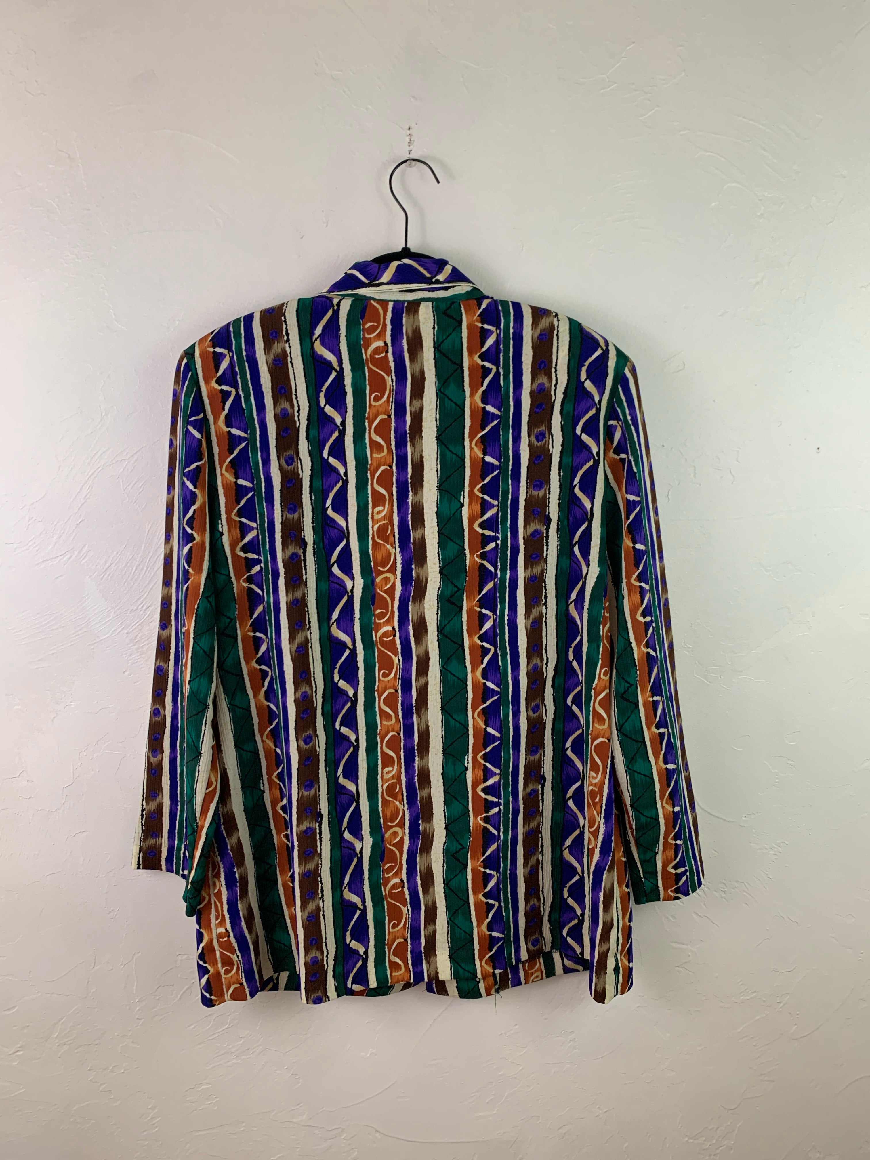 Multi color button down XL