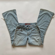 Y2K Lace Up Mudd Jeans (XS)