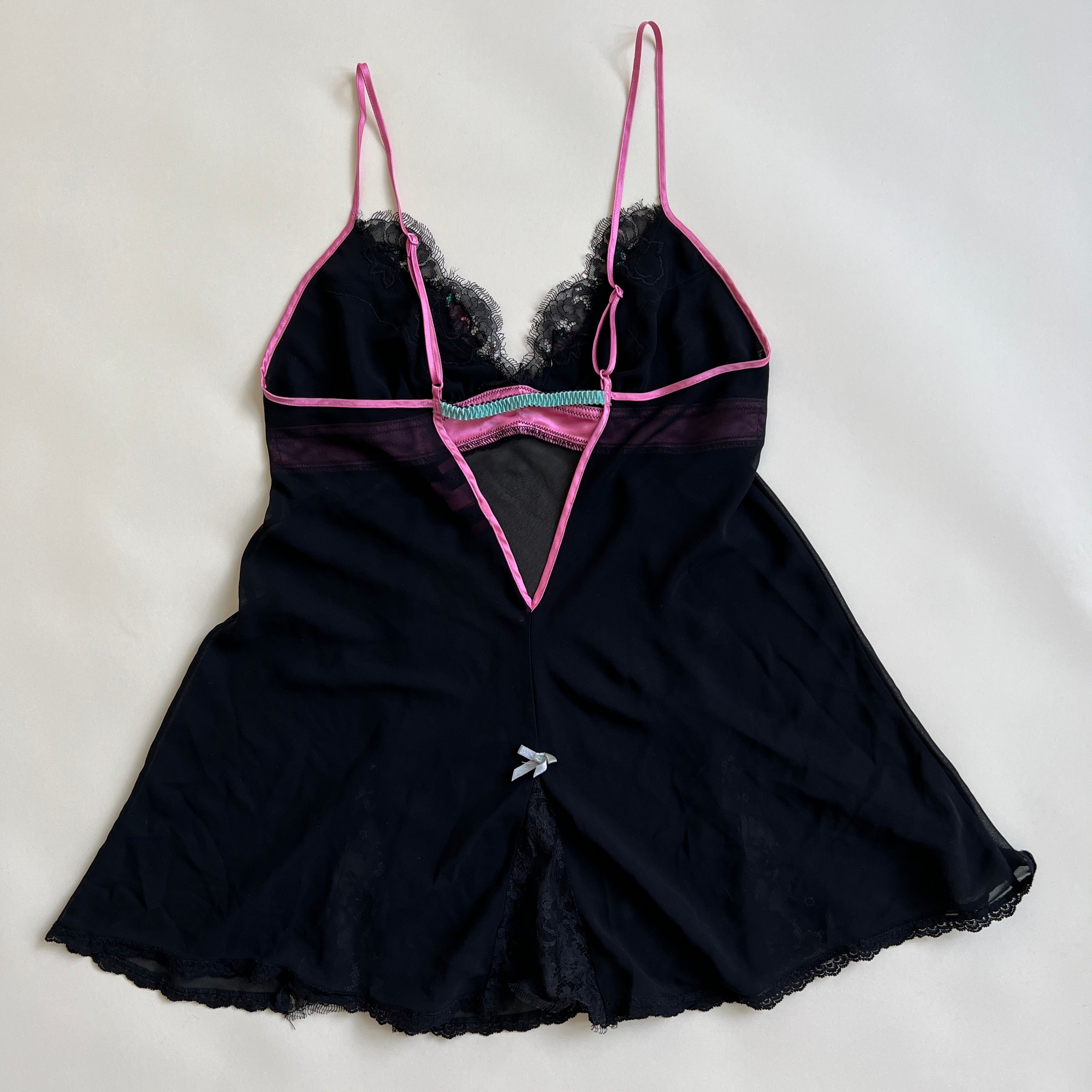 Betsey Johnson sheer slip S
