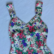 Floral satin slip
