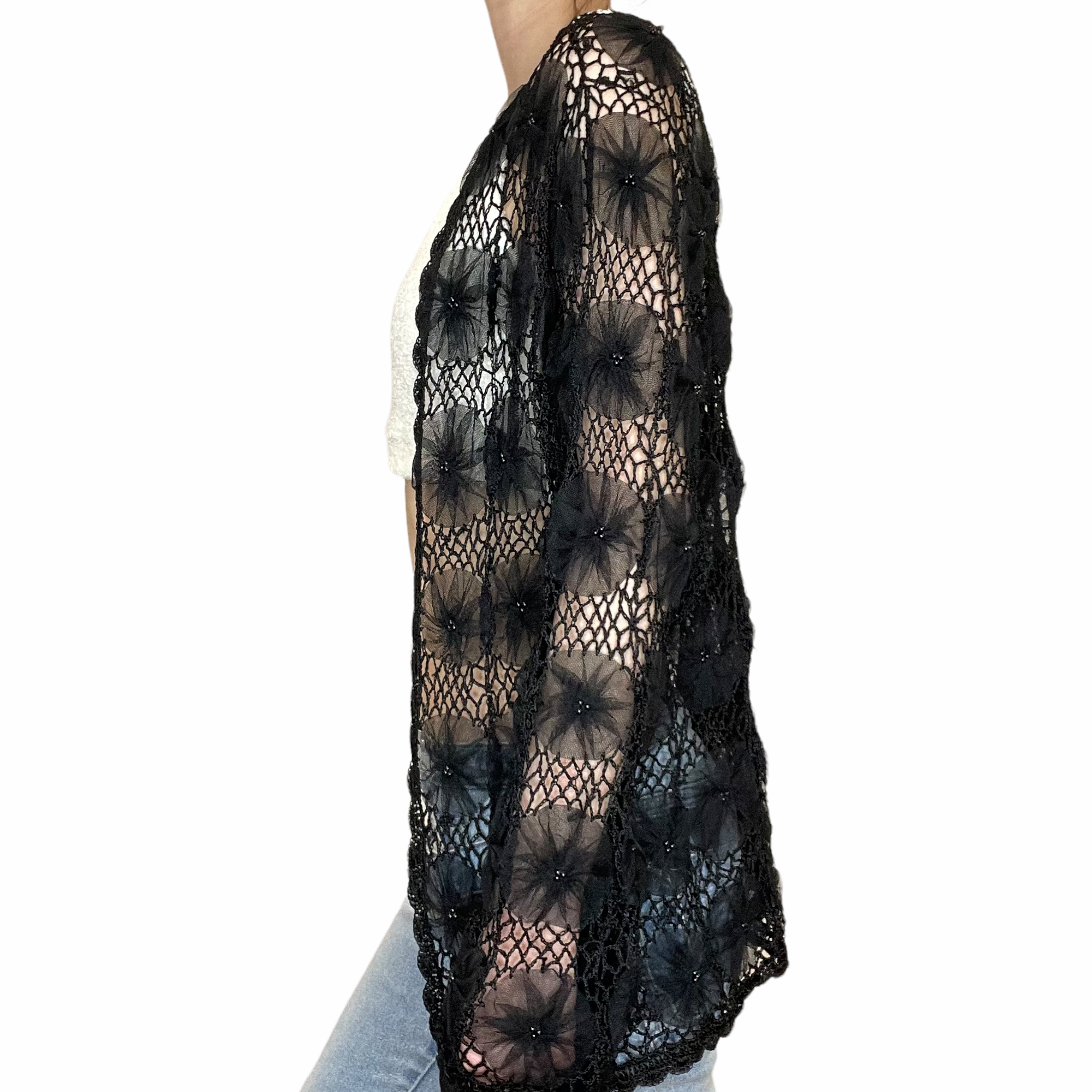 oversized knit cardigan