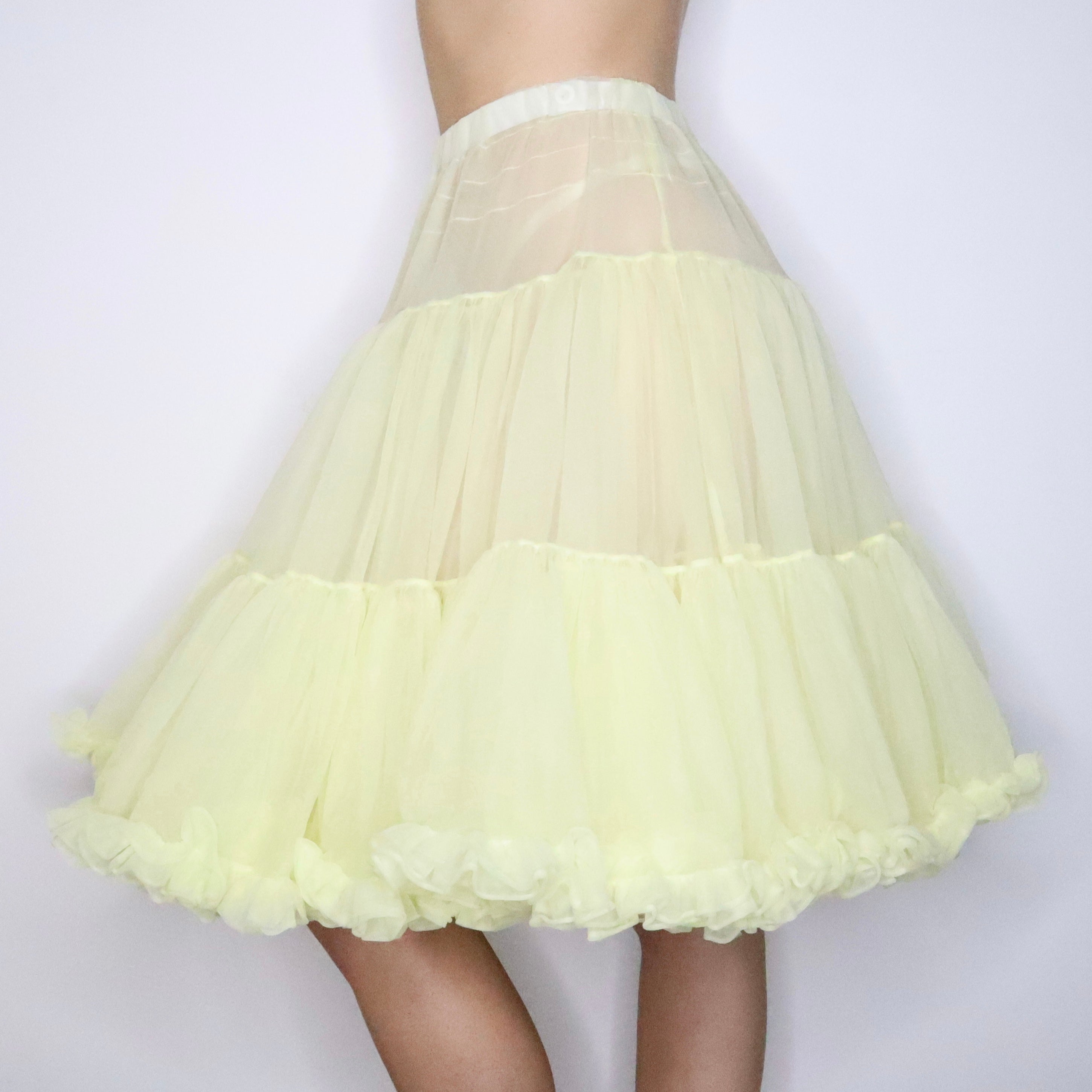 Pastel Yellow Petticoat Tutu (Small)