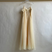 Vintage yellow prom dress
