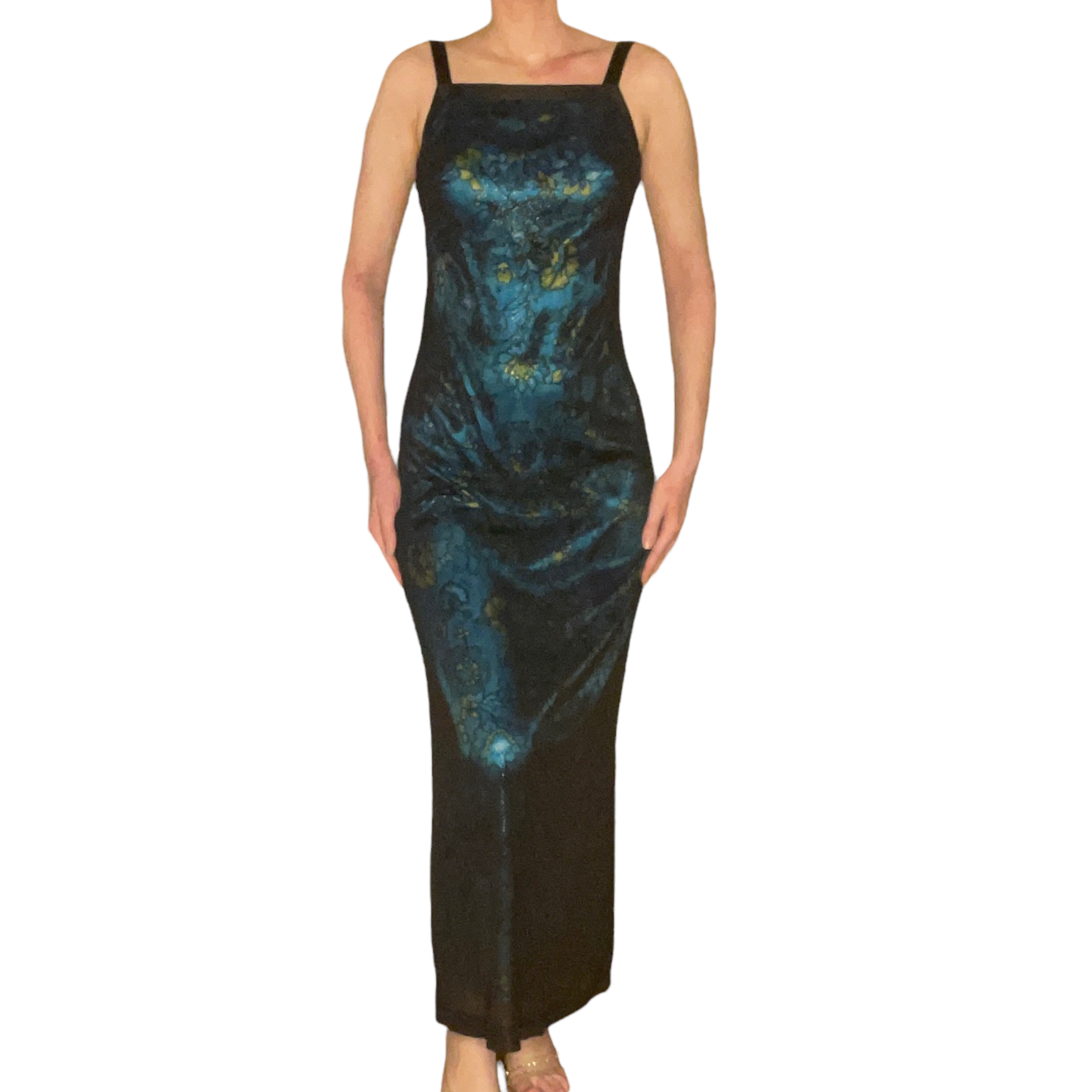 blue Ethereal maxi dress
