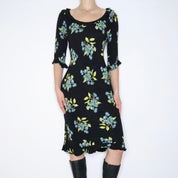 Betsey Johnson Blueberry Midi Dress (S-M)