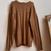 Mocha brown classic sweater