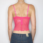 Pink Mesh Bustier (Medium) 