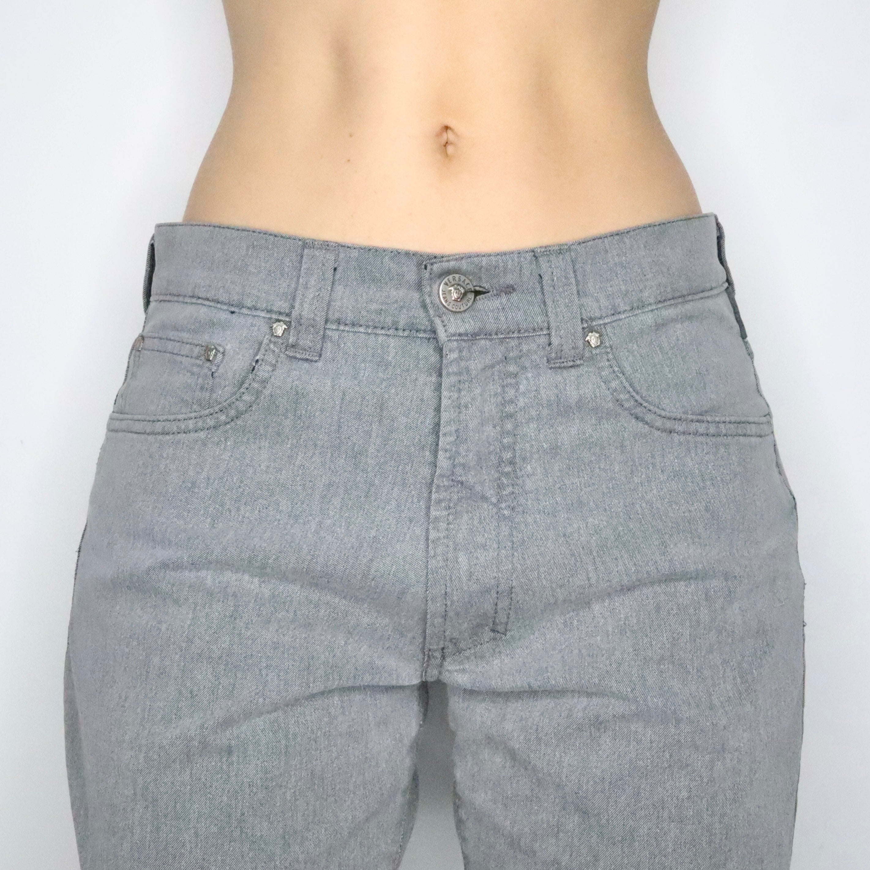 Gray Versace Pants (M-L)