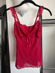 Cherry red skin tight
