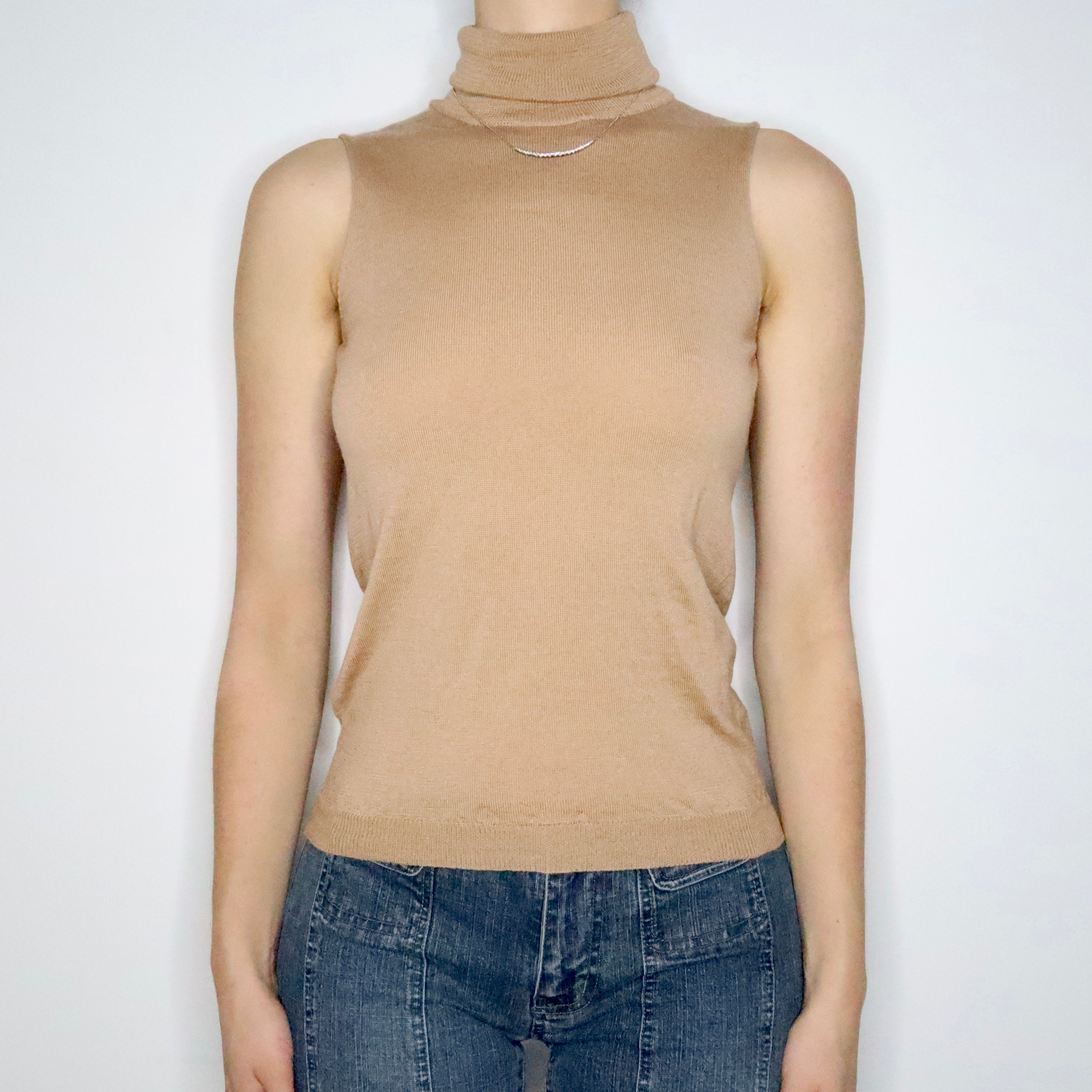 Italian Sleeveless Turtleneck (S-M) 