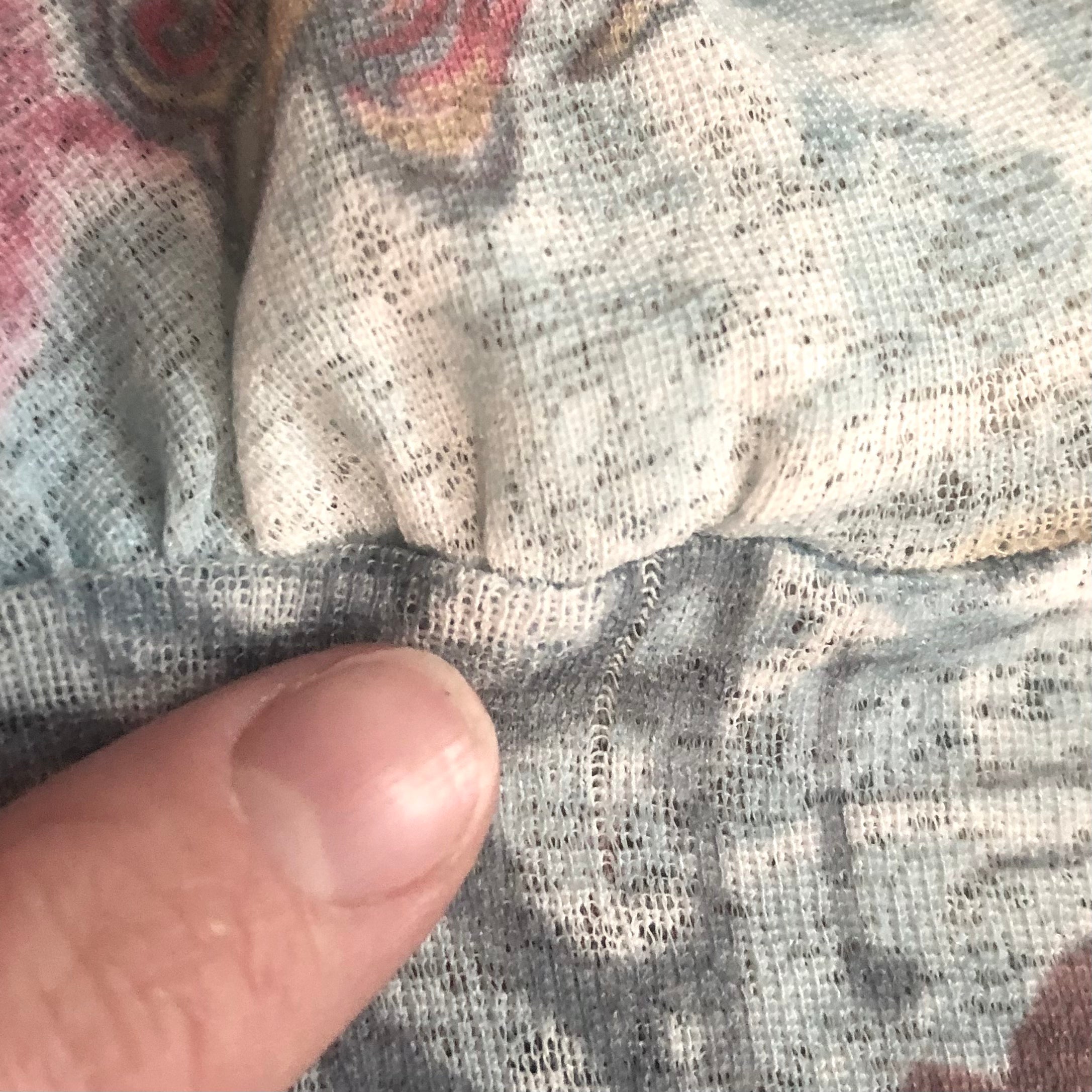 Light Blue Mesh Blouse (M-L)