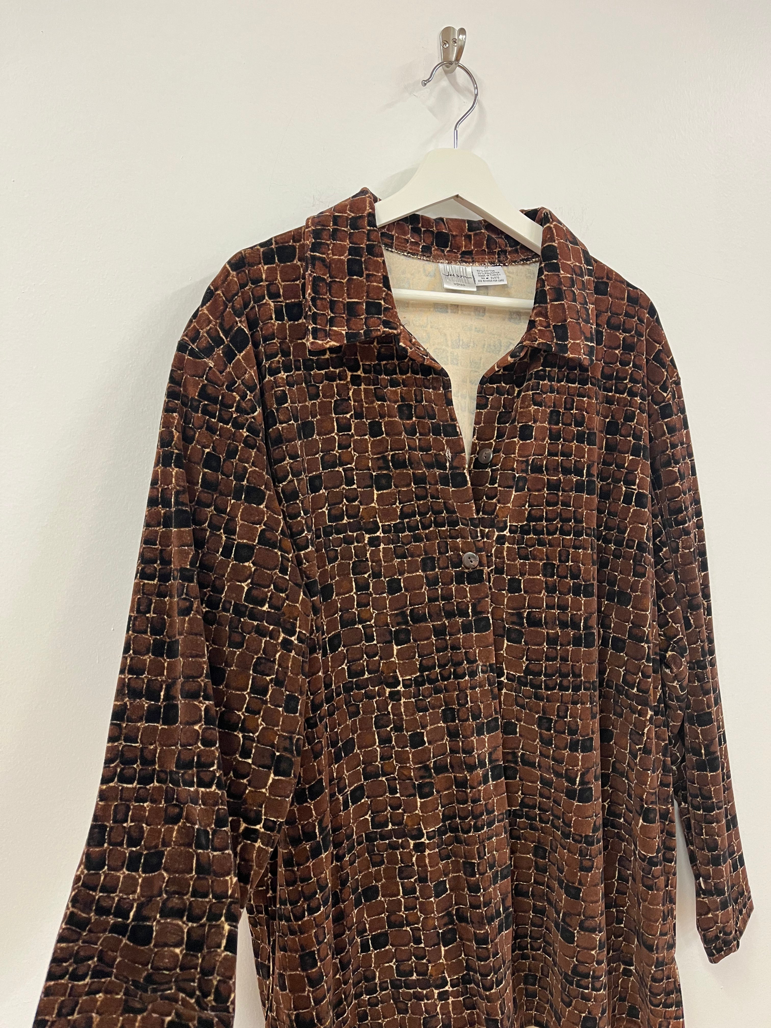 Brick velvet - XL