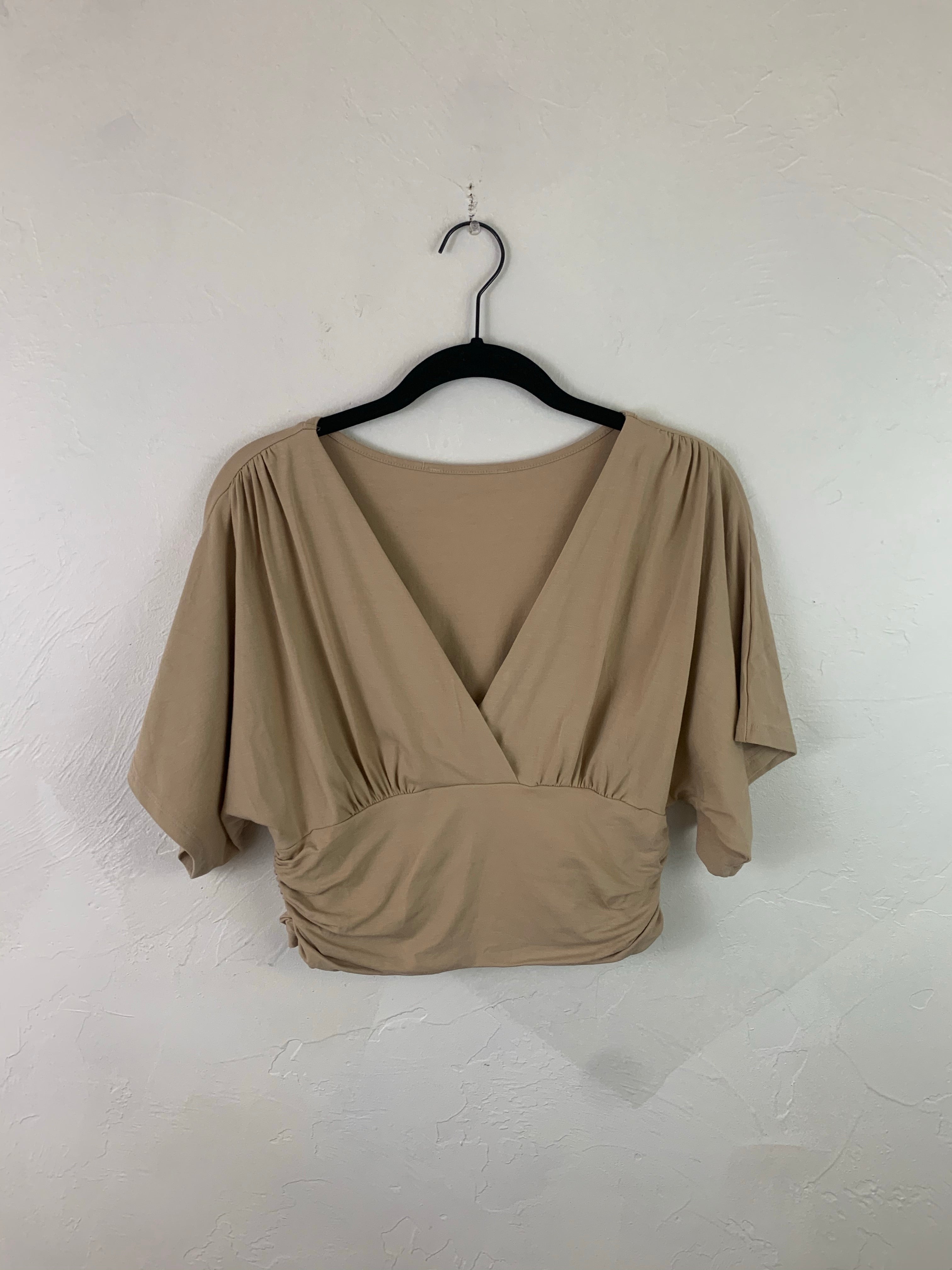 Tan cross top