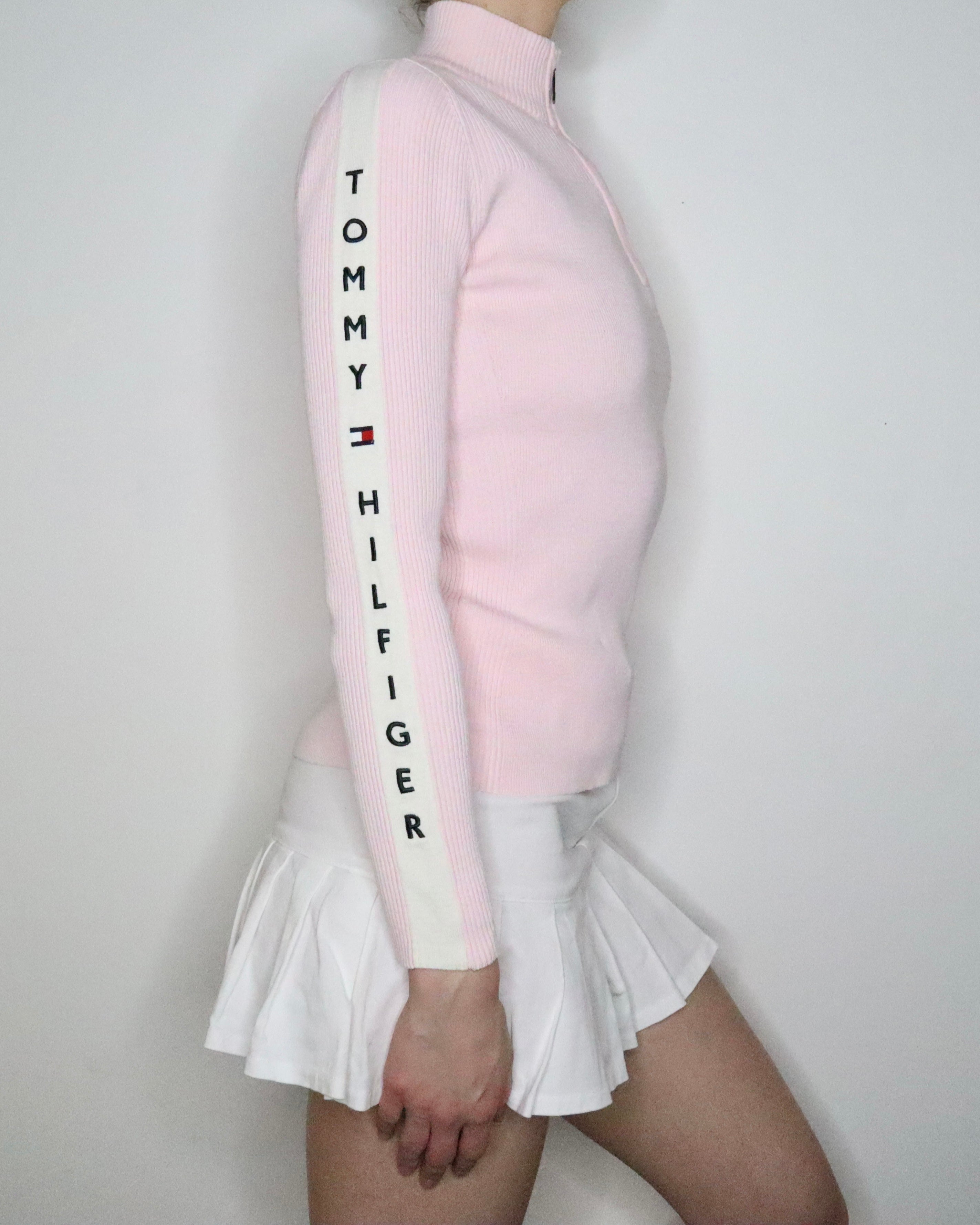 Tommy Hilfiger Baby Pink Sweater (Medium) 