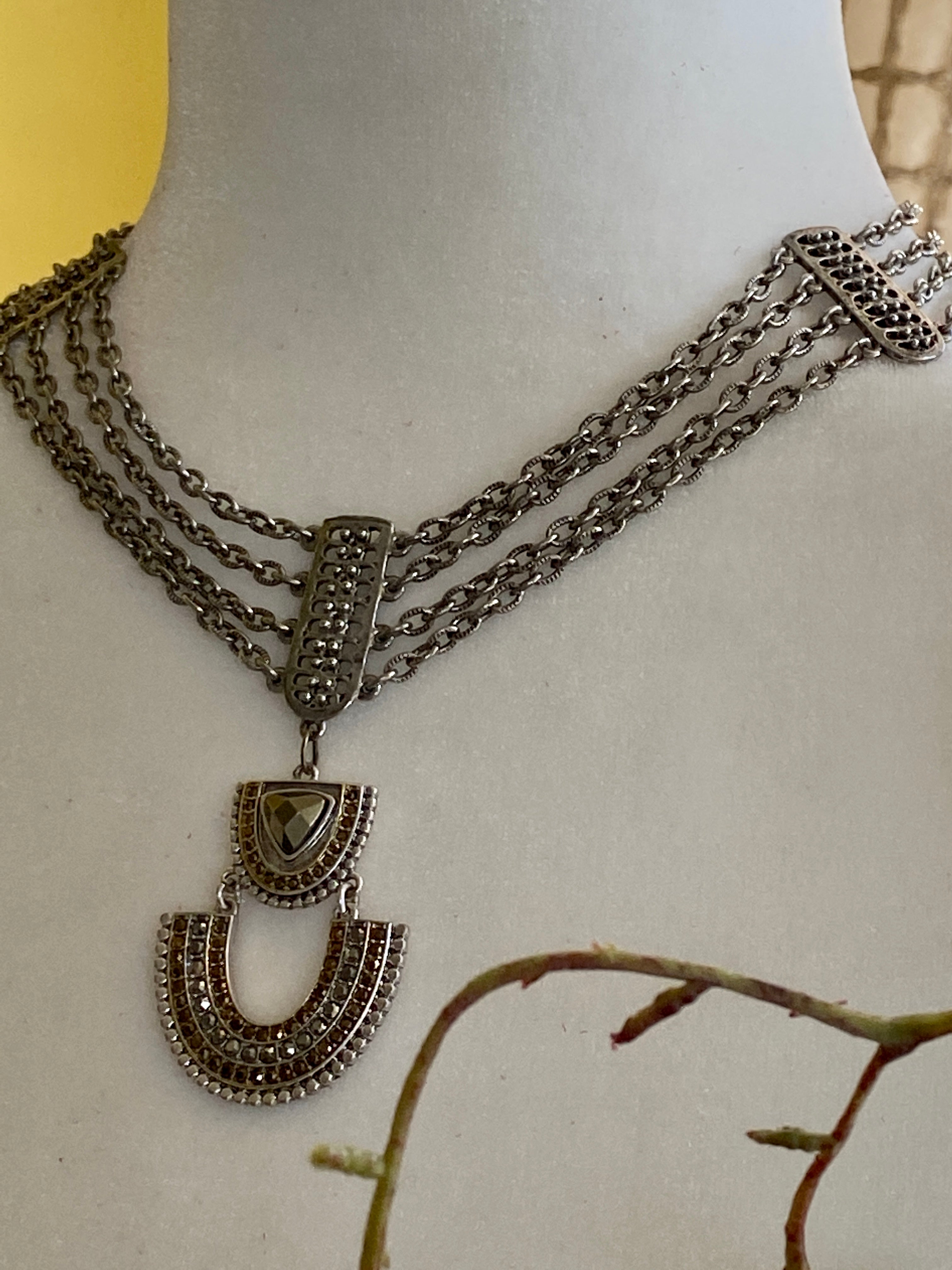 Reworked Vintage Metal Choker