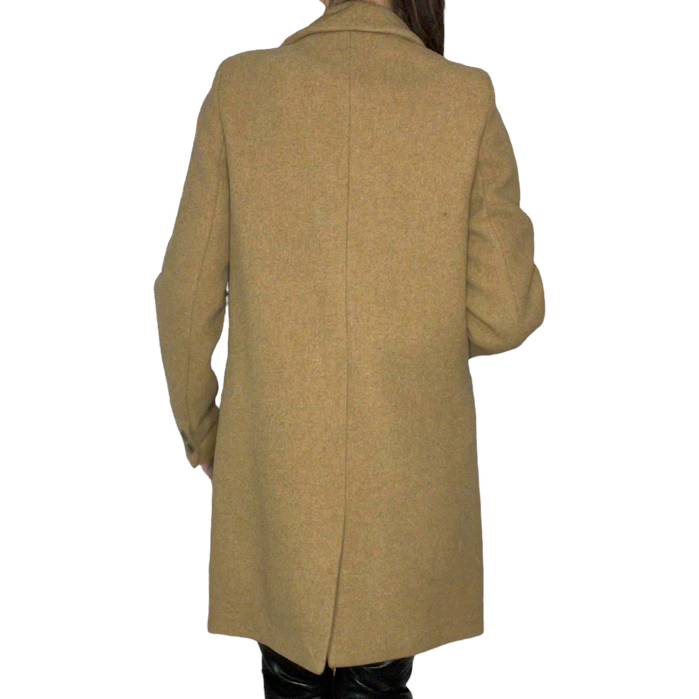 beige blazer coat