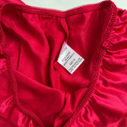 Red satin 2 pc sleep set