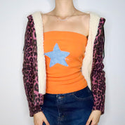 Hysteric Glamor Pink Cheetah Print Hoodie (S-L)