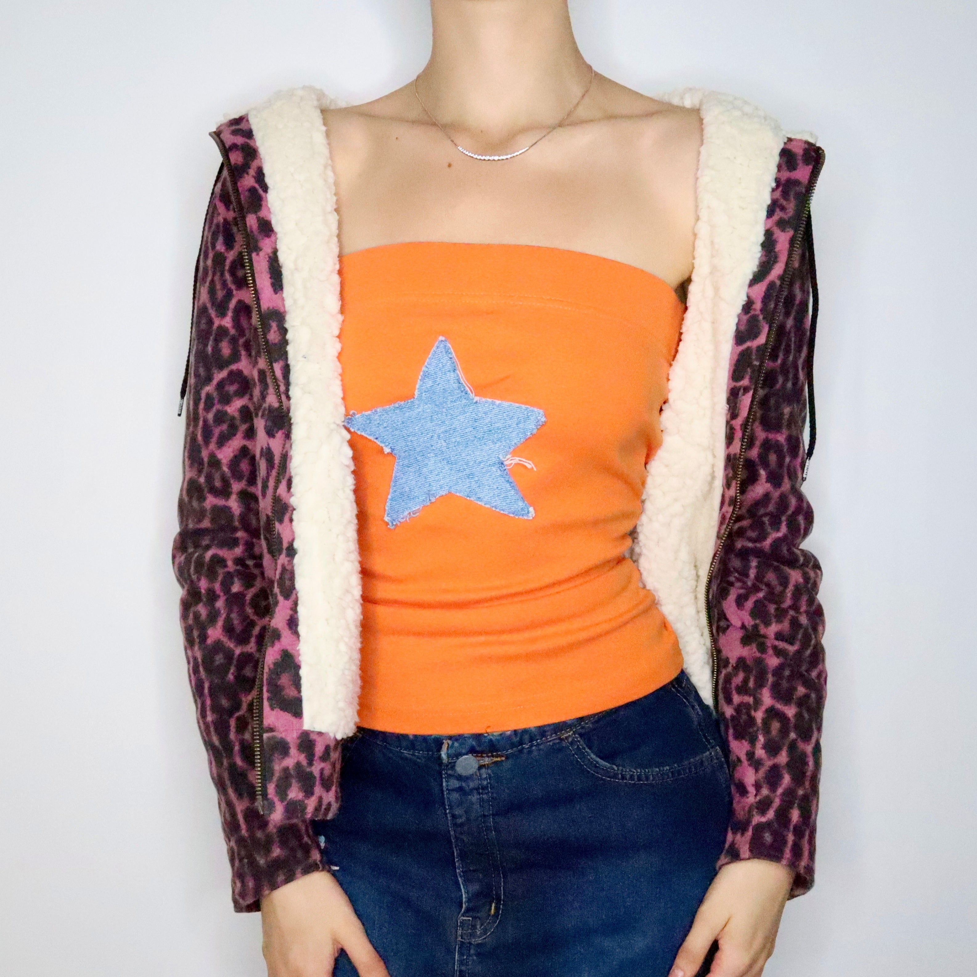 Hysteric Glamor Pink Cheetah Print Hoodie (S-L)