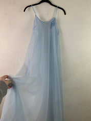 Baby blue tulle slip XL