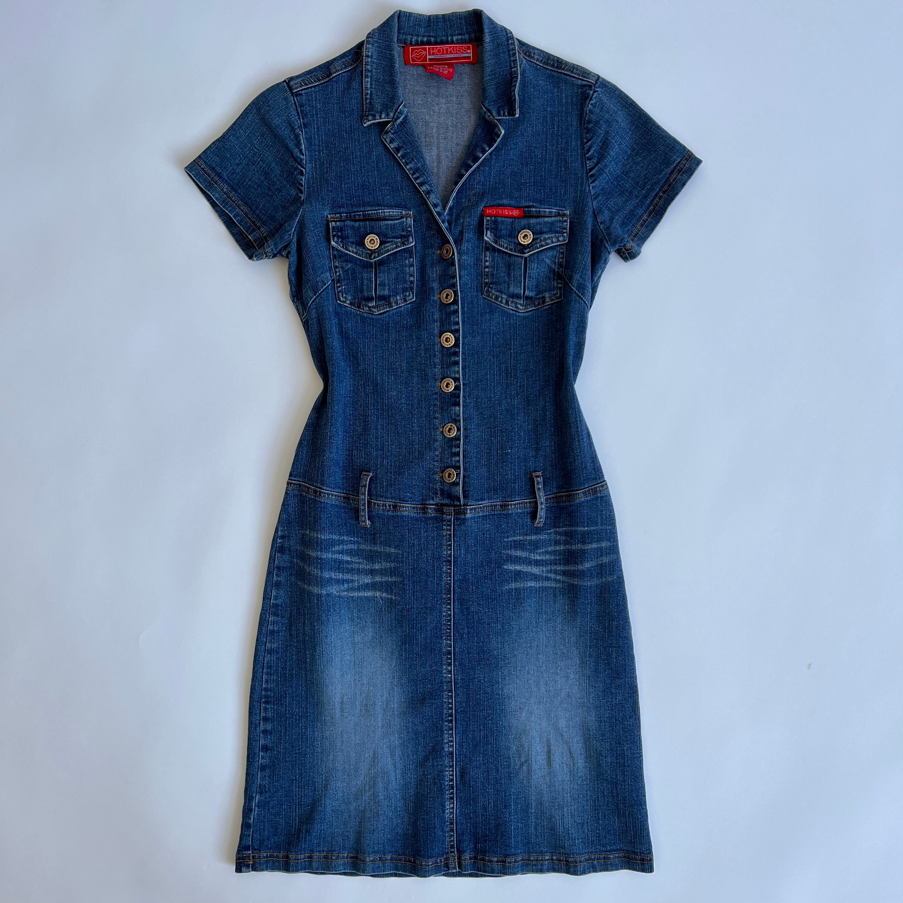 90s denim dress