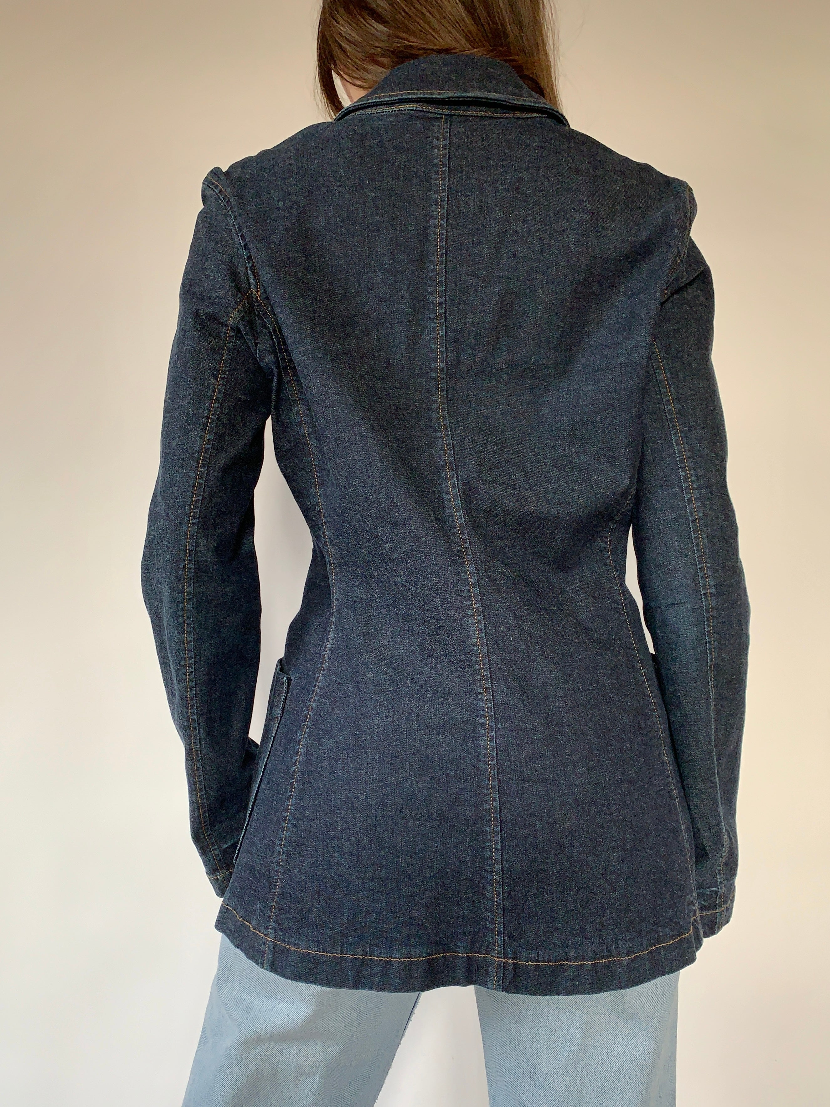 Y2K Denim Blazer
