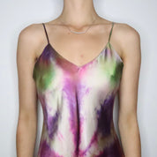 Tie Dye Silk Slip Dress (S-M) 