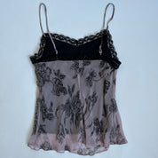 100% silk floral cami L