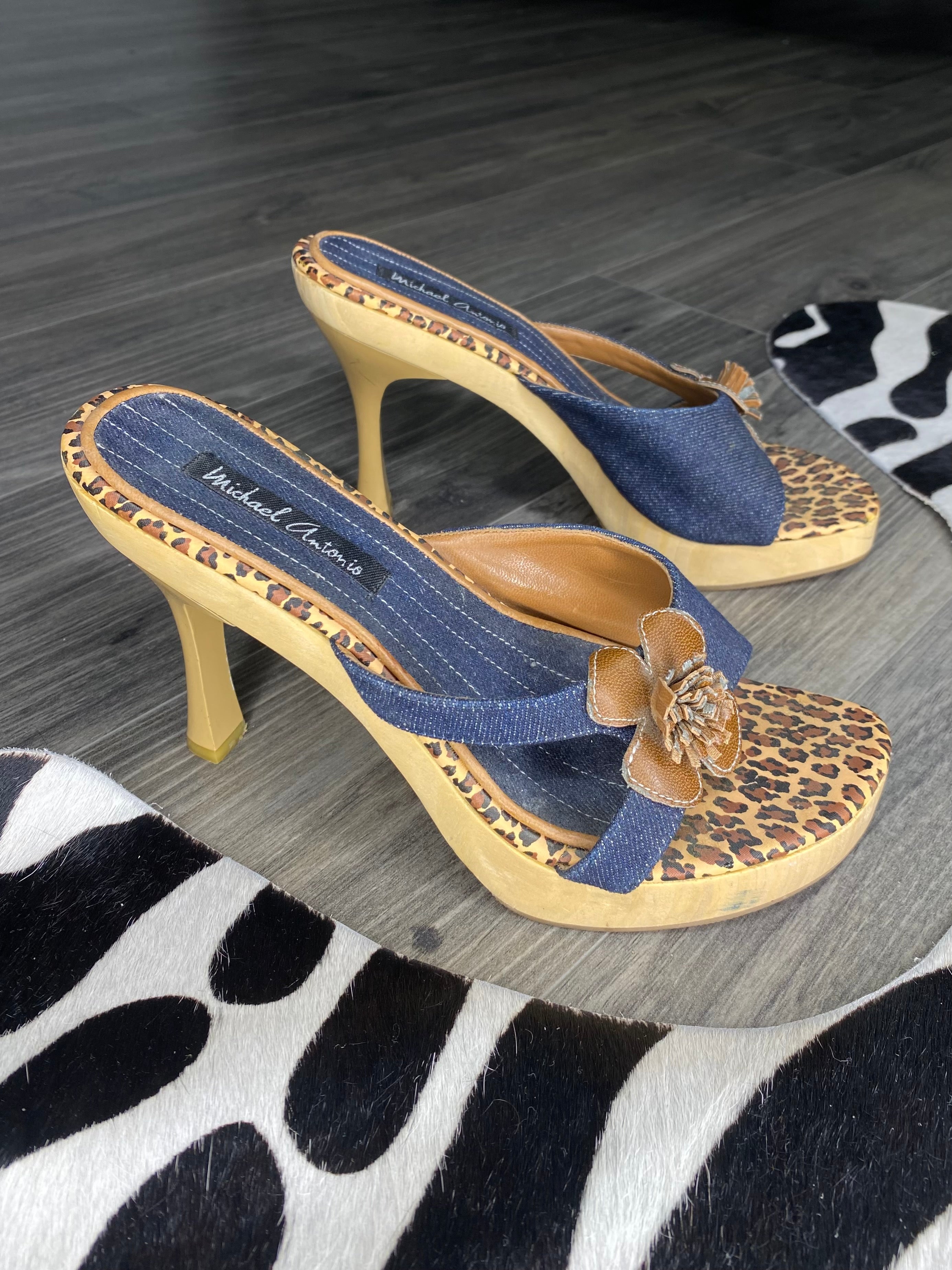 Cheetah Girl Heels size 7.5