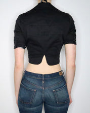 Black Cropped Blazer (XS)