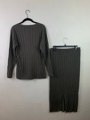 Dark gray two piece set
