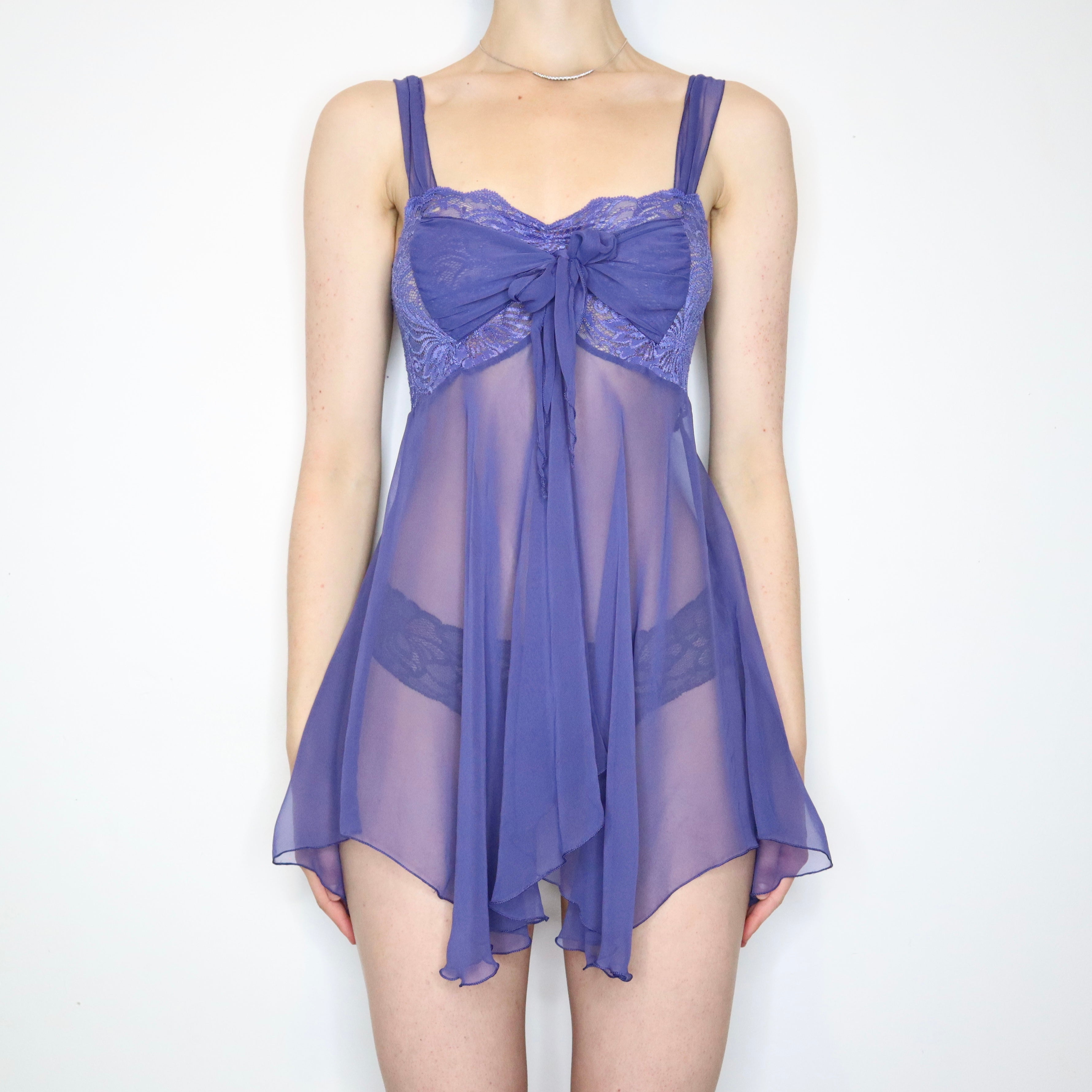 Blue Fairy Babydoll Slip (S-M)