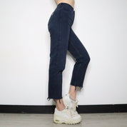 Guess Navy High Waisted Jeans (Small)