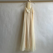 Vintage yellow prom dress