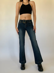 Y2K Belted Jeans