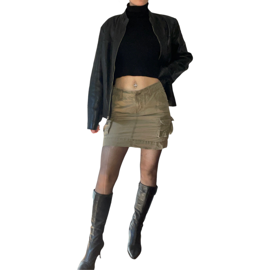 cargo mini skirt — Holy Thrift