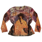 Y2K vintage graphic top