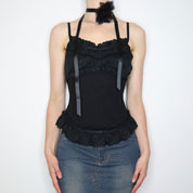 French Black Lace Camisole (Medium) 