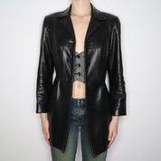 Black Leather Jacket (Medium)