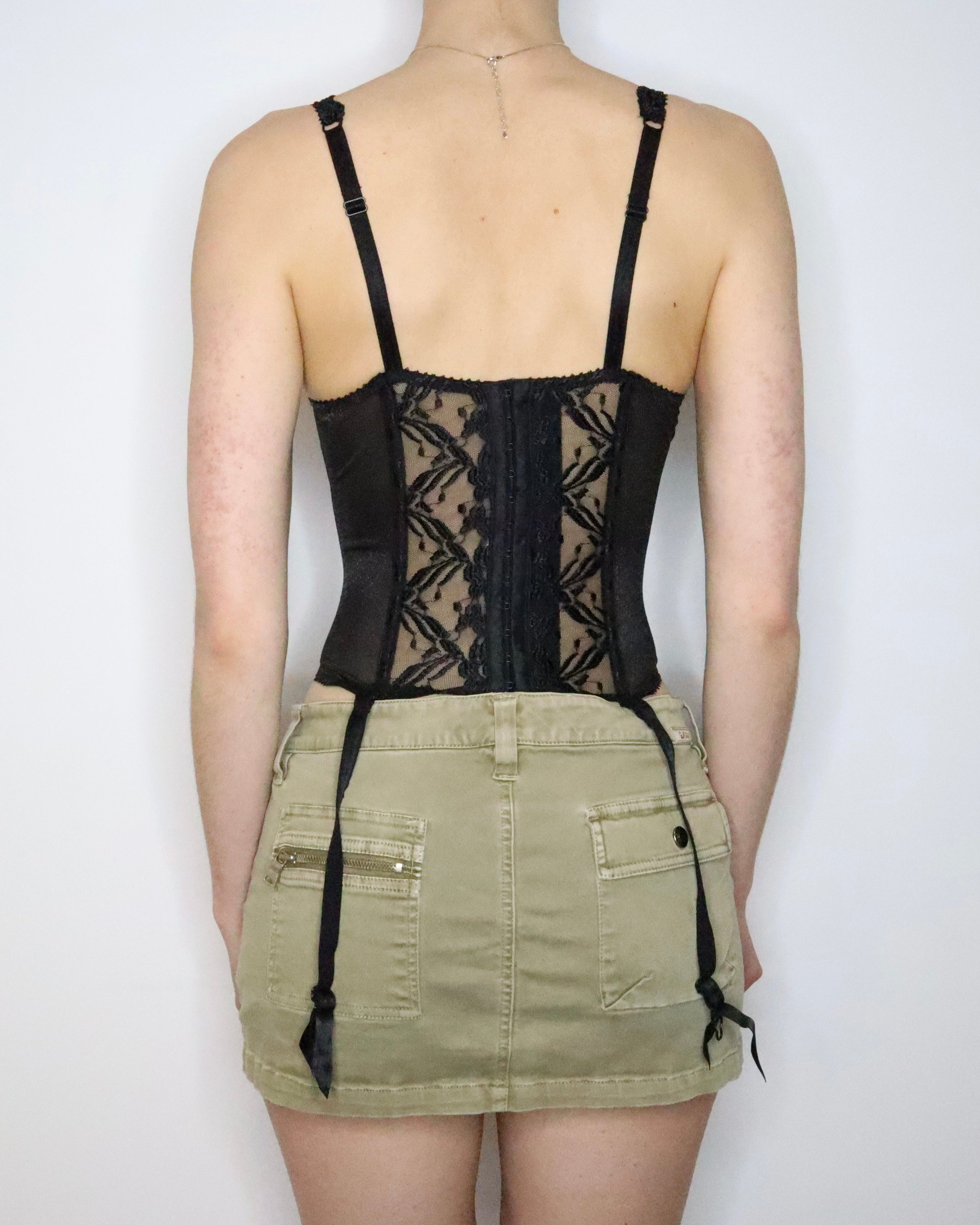 Black Lace Bustier (S-M) 